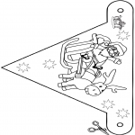 Jul - Santa Claus - Flag