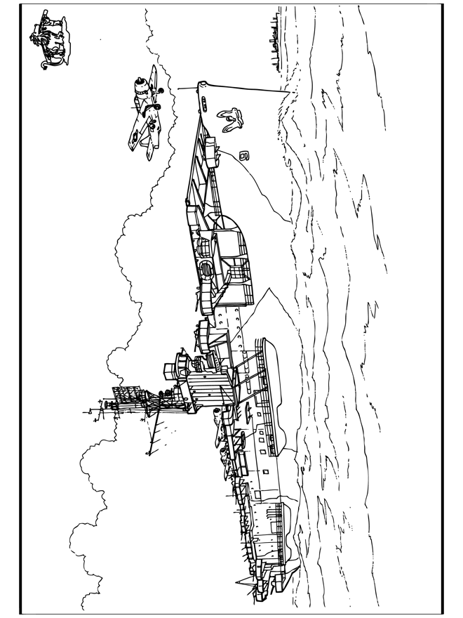 Ship 1 - Fargeleggingstegninger skip