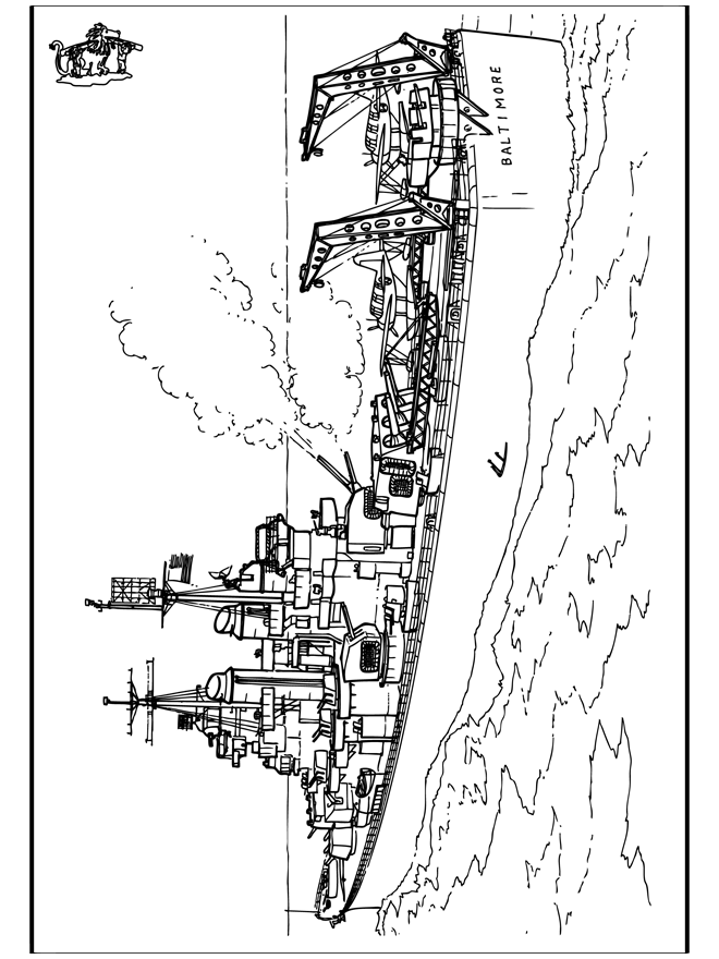 Ship 2 - Fargeleggingstegninger skip