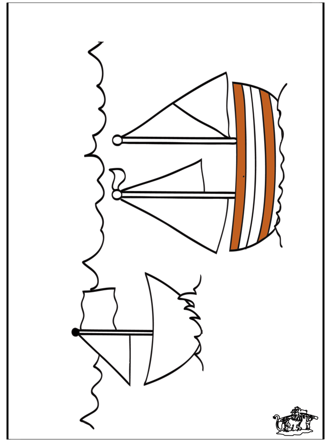 Ship 3 - Fargeleggingstegninger skip