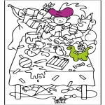 Pricking cards - Sinterklaas 53