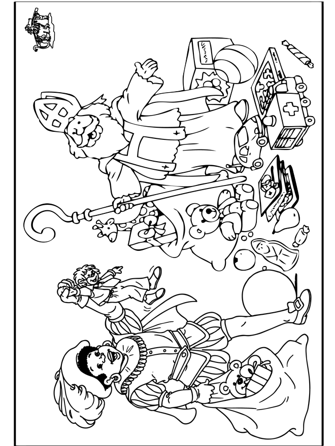 Sinterklaas 54 - Sint Nicolas coloring pages