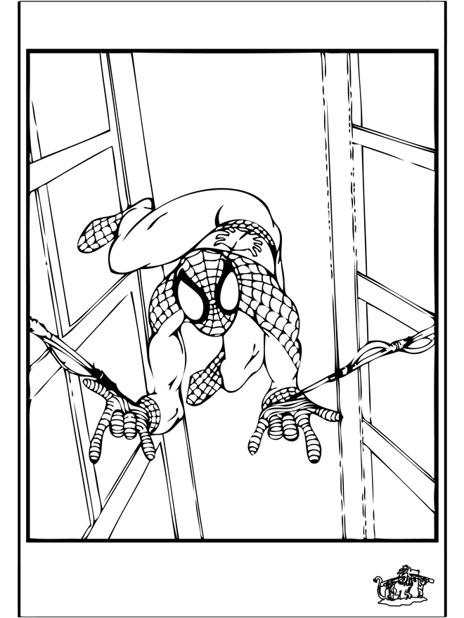 Spiderman 1 - Andre fargeleggingstegninger