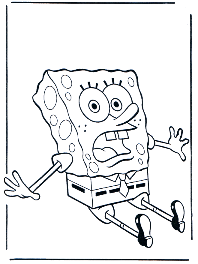 SpongeBob 8 - Svampebob fargeleggingstegninger