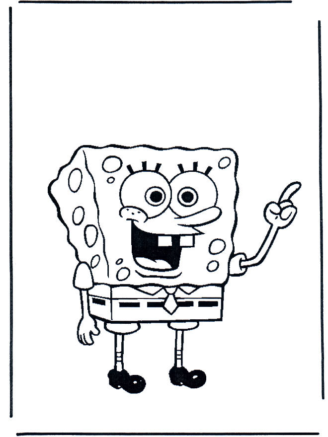 SpongeBob coloring pages - Svampebob fargeleggingstegninger
