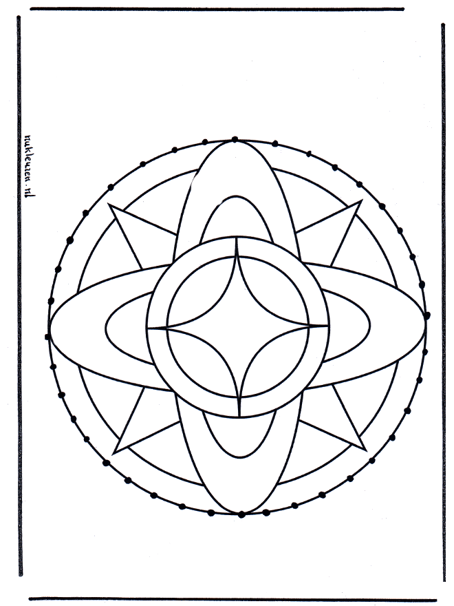 Stitchingcard 3 - Kreativ med mandala broderkort