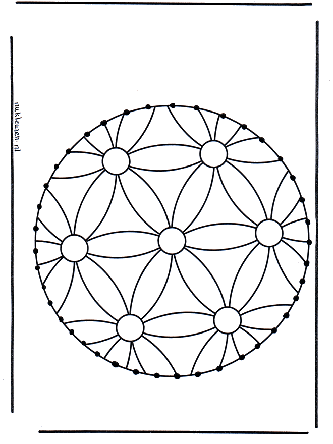 Stitchingcard 5 - Kreativ med mandala broderkort