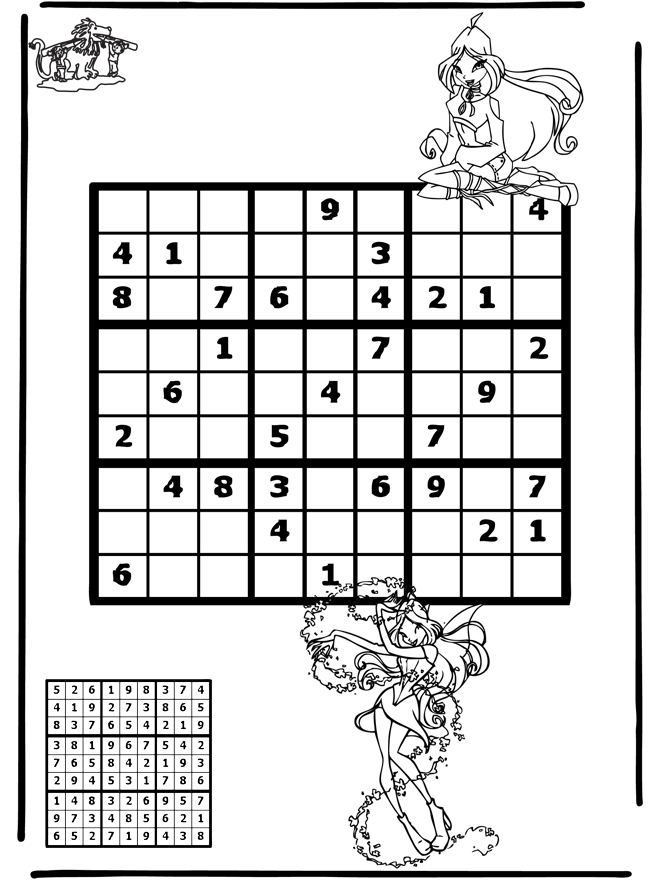 Sudoku Winx - Pusle