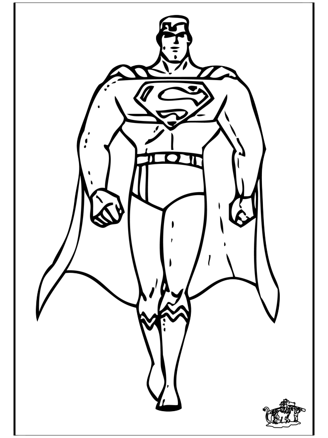 Superman 1 - Andre fargeleggingstegninger