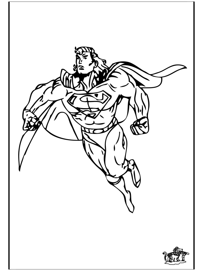 Superman 2 - Andre fargeleggingstegninger