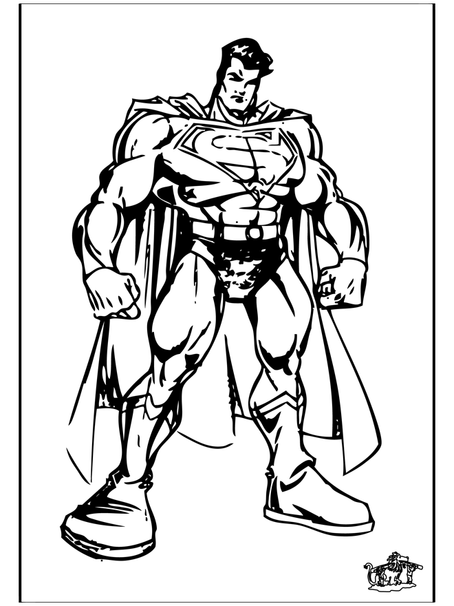 Superman 4 - Andre fargeleggingstegninger