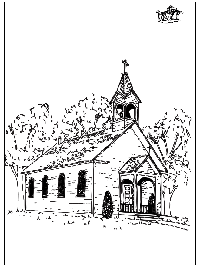 The church 2 - Øvrige fargeleggingstegninger