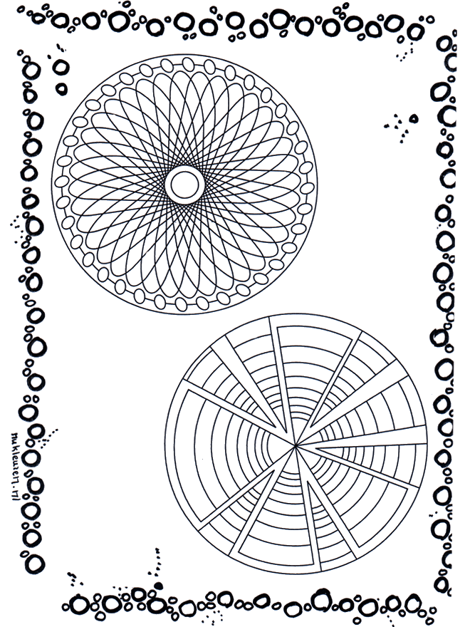 Two mandalas 2 - Duo mandala