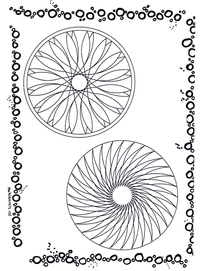 Two mandalas 3 - Duo mandala