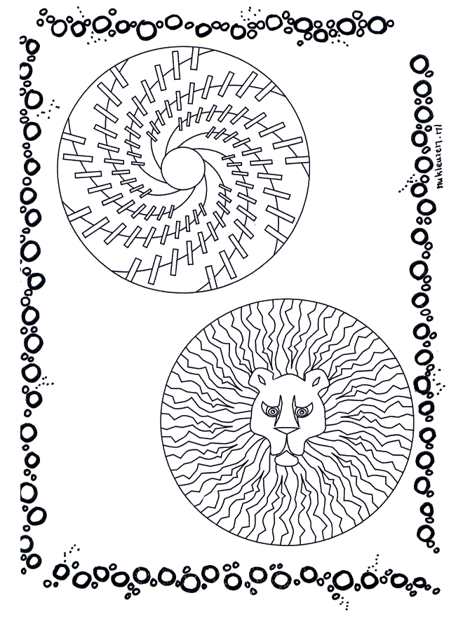 Two mandalas 7 - Duo mandala