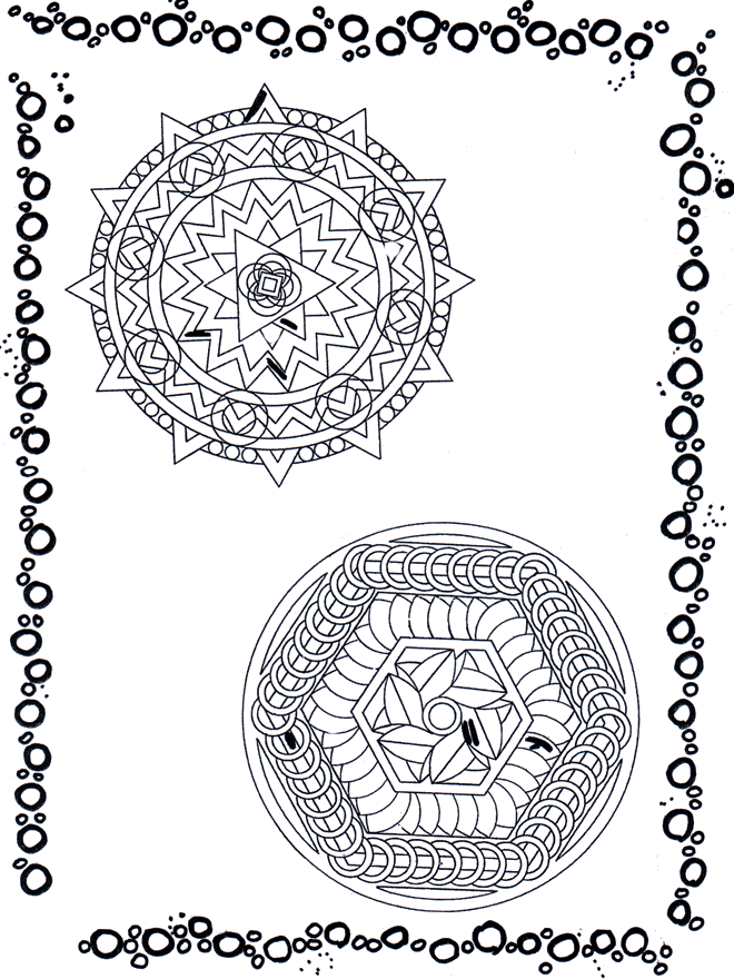 Two mandalas 9 - Duo mandala