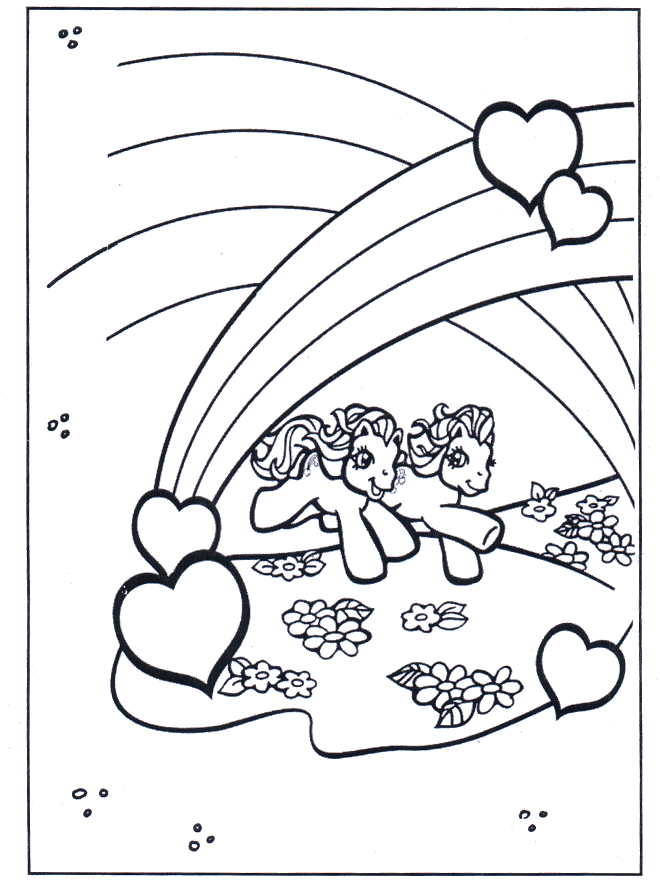 Valentine's day 48 - Fargeleggingstegninger Valentinsdag