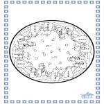 Vinter - Winter mandala 5
