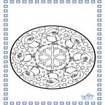 Vinter - Winter mandala