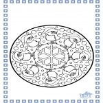 Vinter - Winter mandala