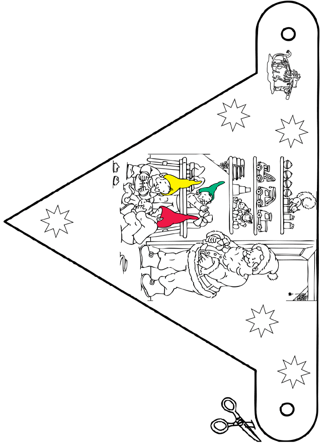 X-mas decorationflag 9 - Kreativitet Jul