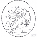 Jul - X-mas stitchingcard 23