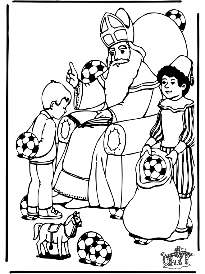 Zoek 10 voetballen - Crafts Saint Nicolas